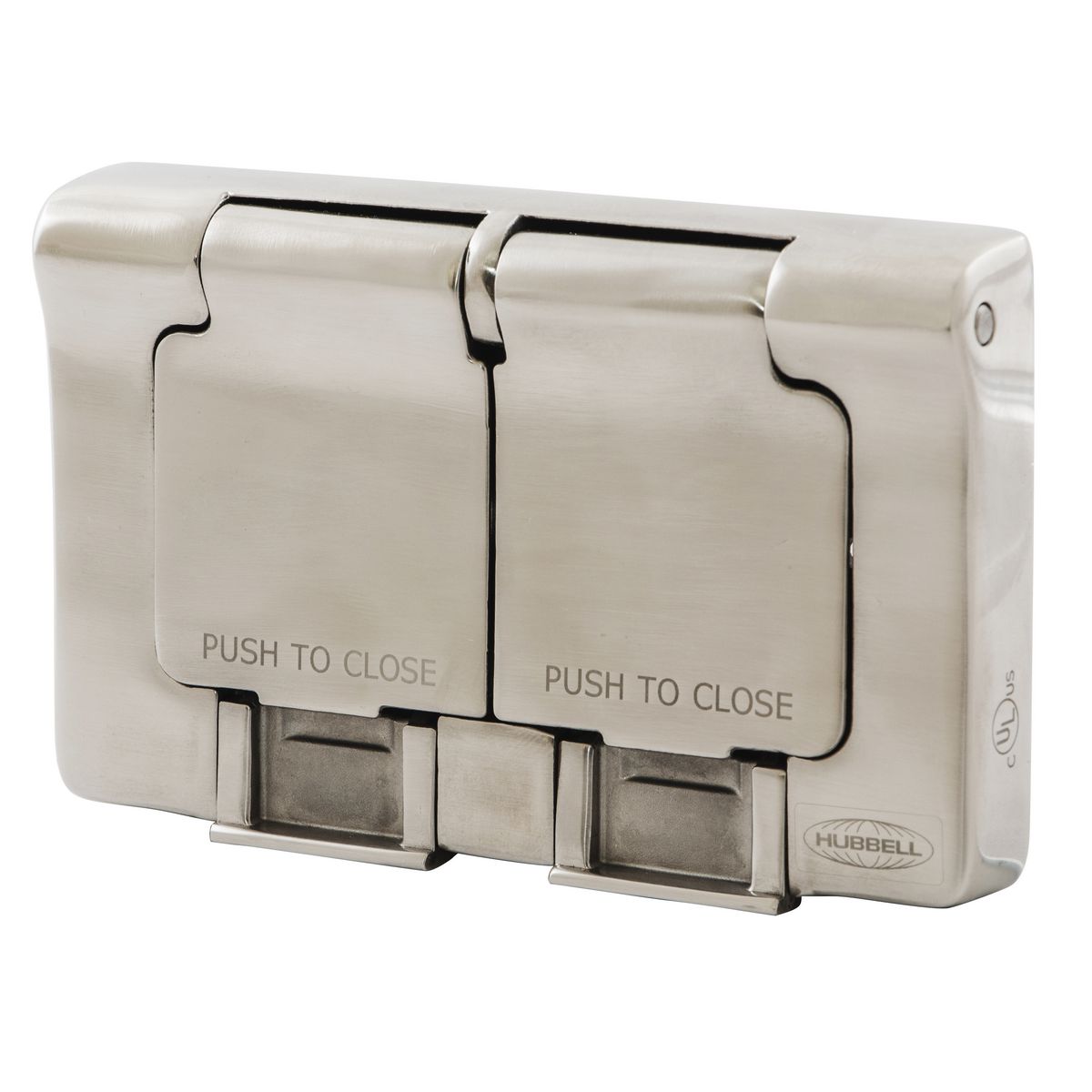 Product image for 1 GANG, SS DUPLEX COVER, 4X