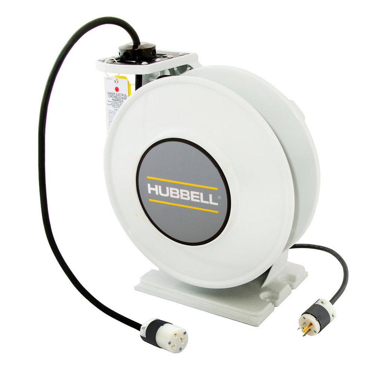 Utilitech Utilitech 20 Ft. Retractable Cord Reel with Work Light in the  Extension Cord Accessories department at