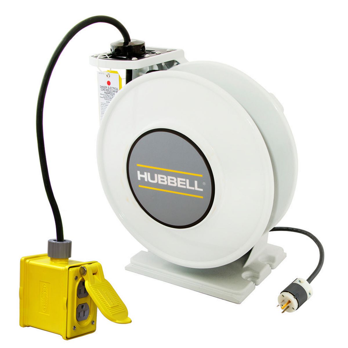 Product image for IND REEL, W/(1) DPLX, 45' SJO, 12/3, WH