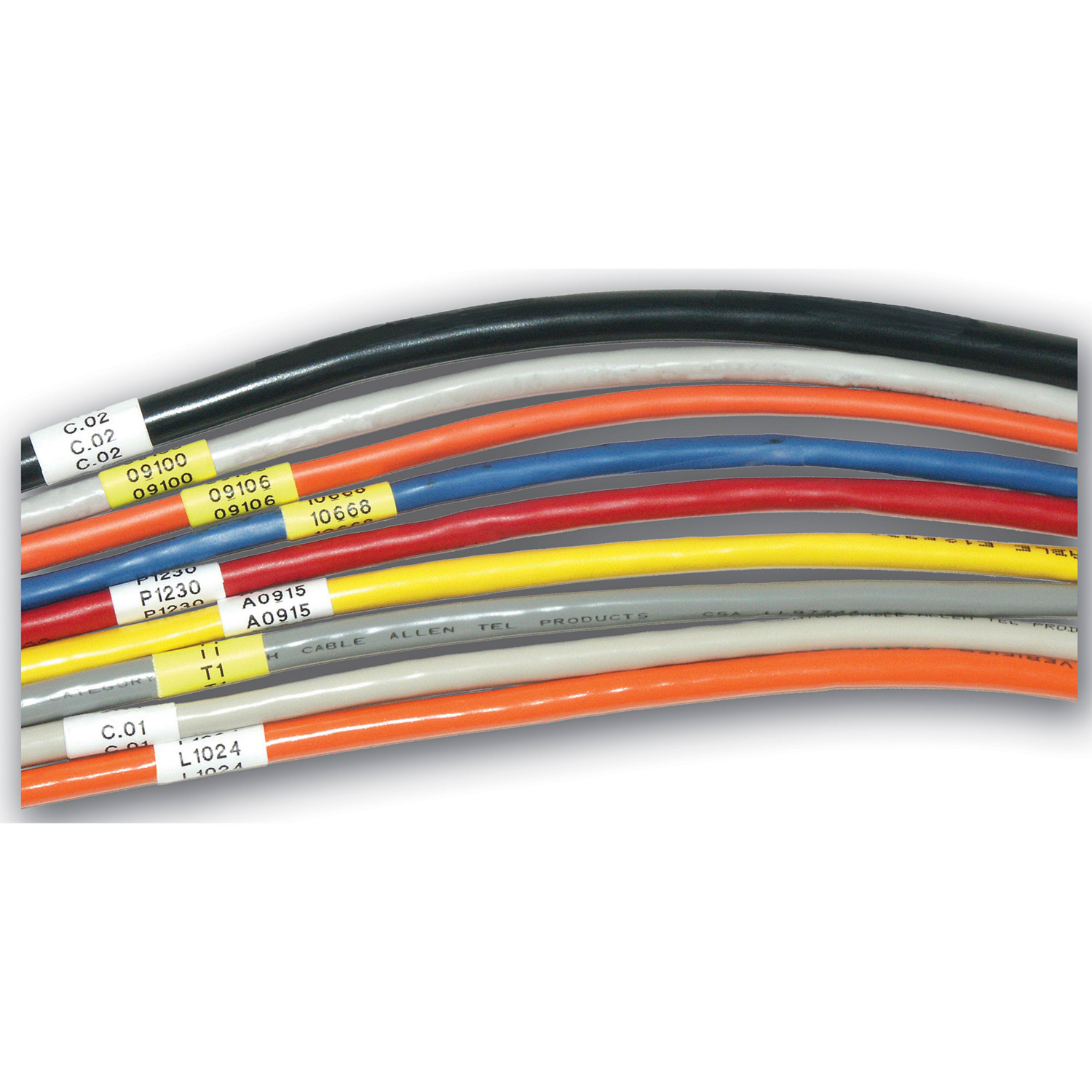 Product image for Label wire marker nylon white 3/4in E-Z-Code