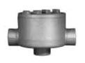 Product image for Conduit outlet box with cover aluminium 1/2in
