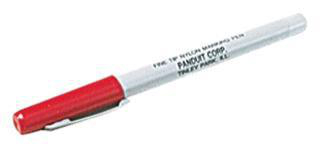 Product image for MARKING PEN,PERMANENT,FINE TIP,RED