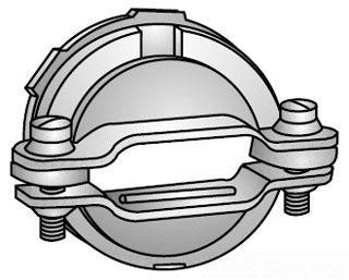 Product image for 1-1/4 IN 2SCR CONN NM FLAT CBL