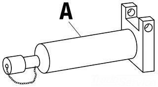 Product image for RAM ASSEMBLY,HYD-12 TON 7"STROKE (1738)