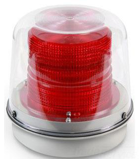 Product image for Beacon strobe protective dome 120VAC 0.1A red