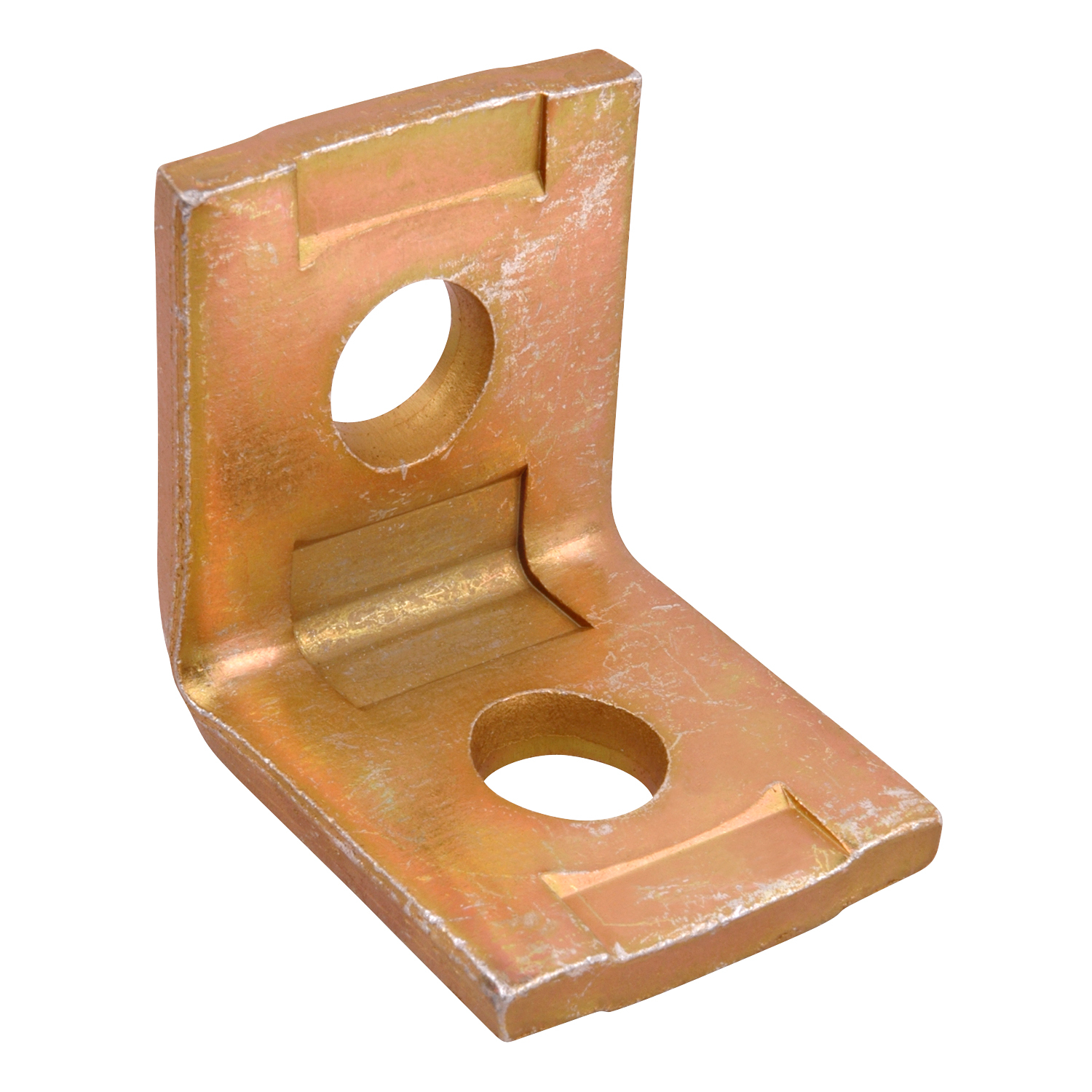 Product image for Bracket 90.. GoldGalv steel 2x2"