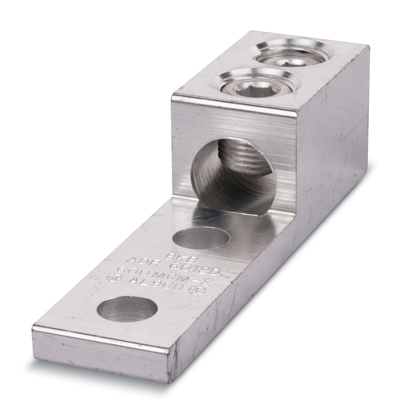 Product image for Connector mechanical 3conductor 2hole 2AWG-600kcmil