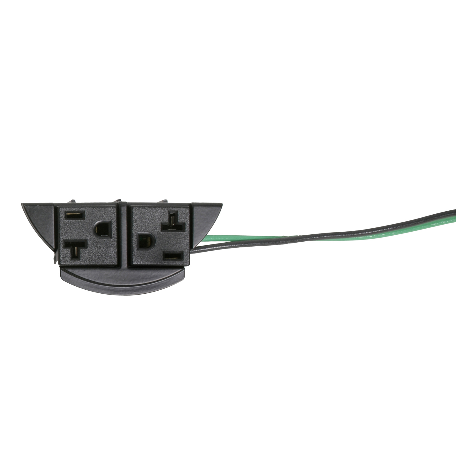 Product image for Insert replacement power 2-receptacle 18" wire