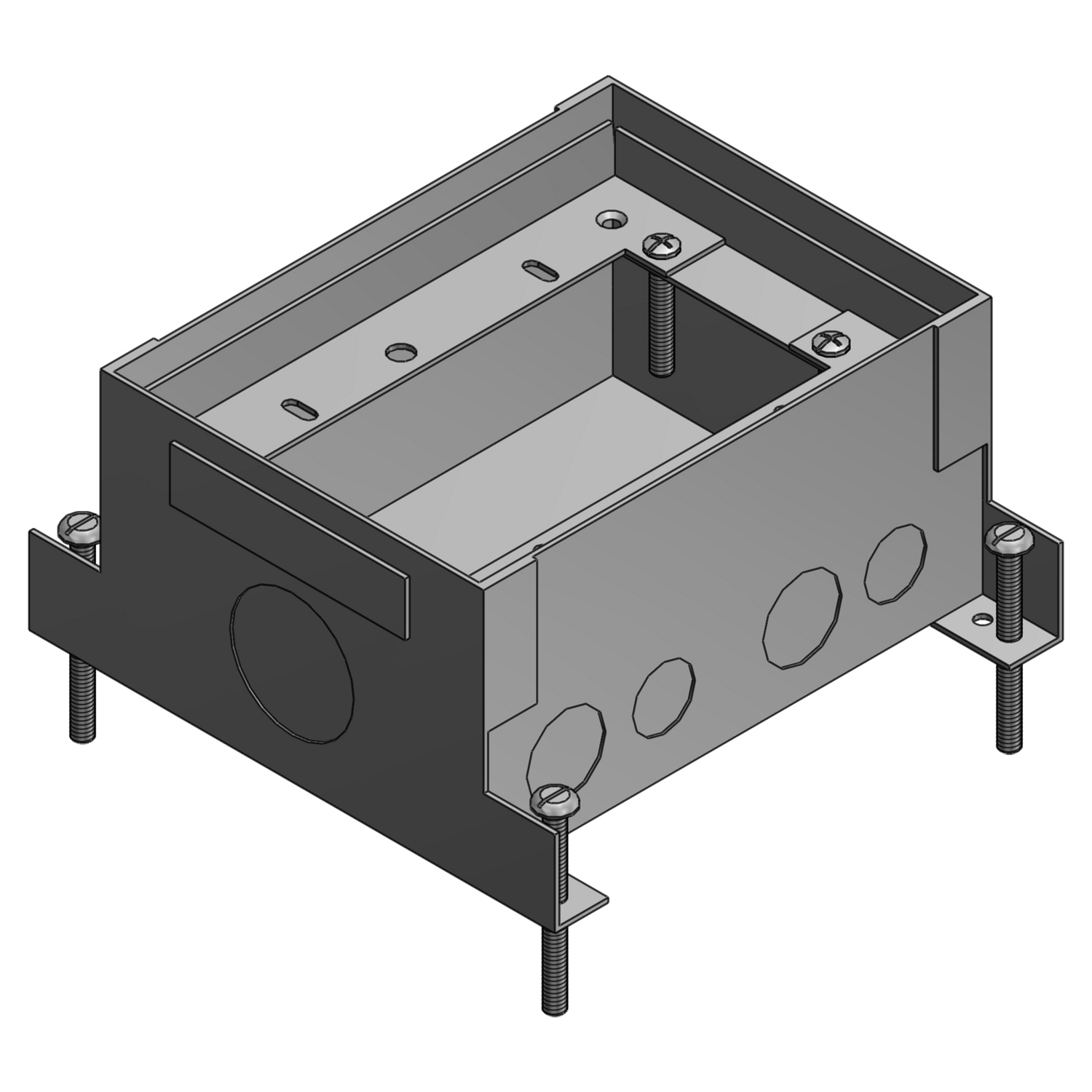 Product image for Deep 2-gang steel