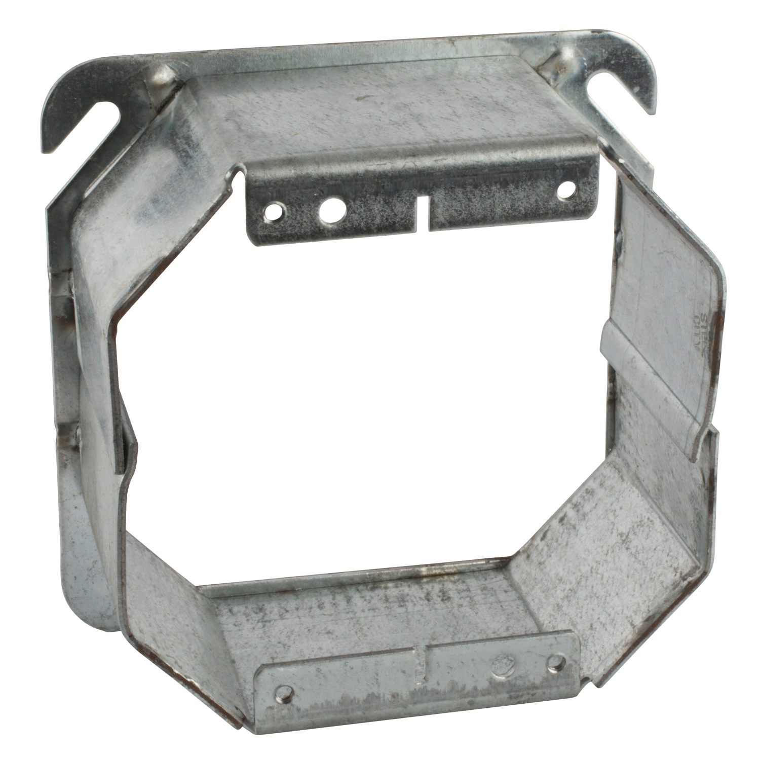 Product image for Cover device box steel square 2G 2"raised 25.5cuin