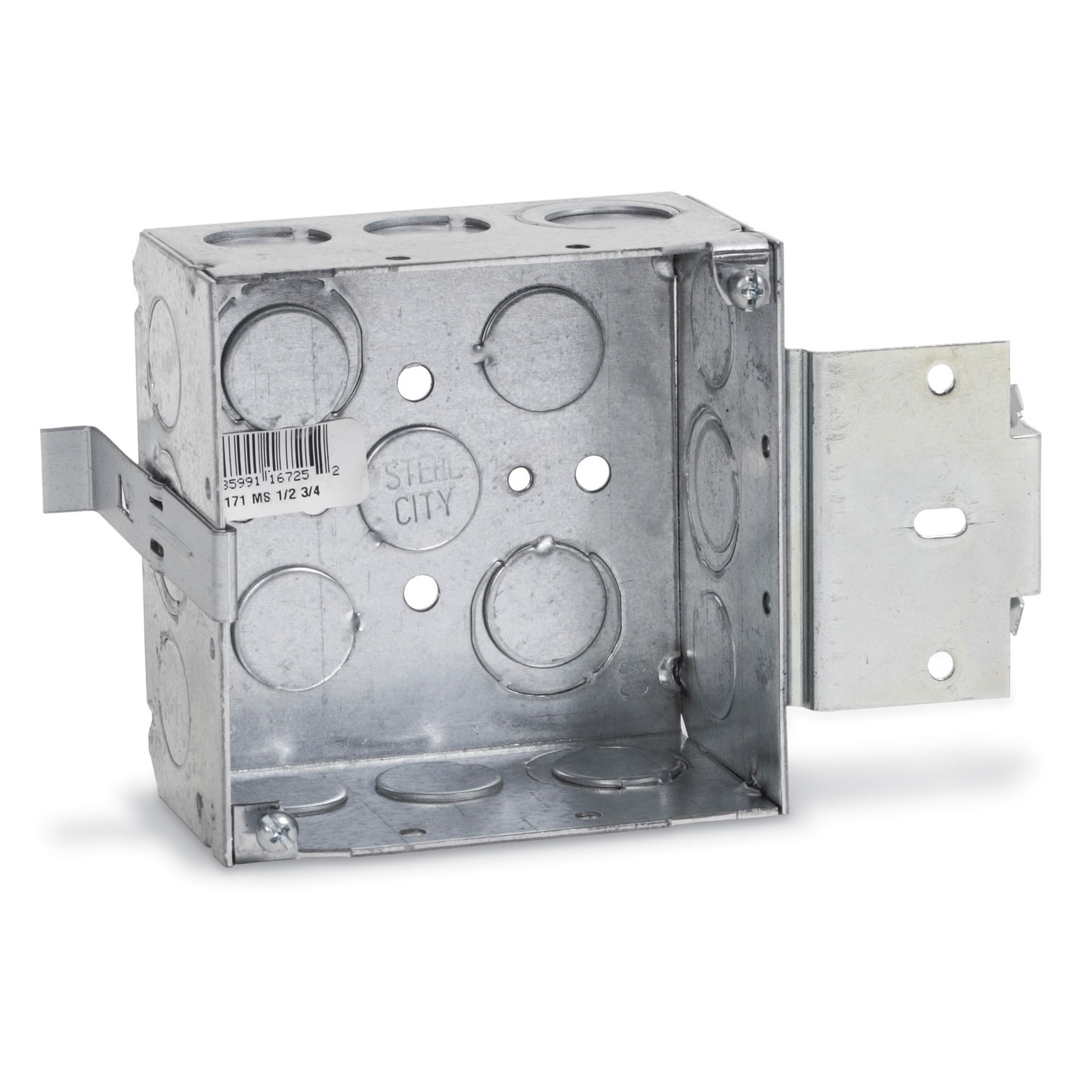 Product image for 4 11/16 SQ BOX 1-1/2DPT MS BKT