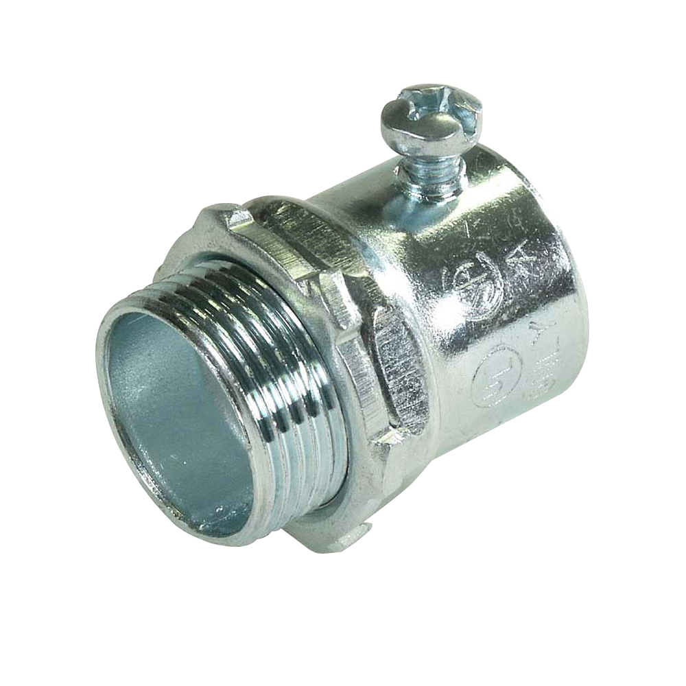 Product image for Connector EMT set-screw 3/4 " std steel