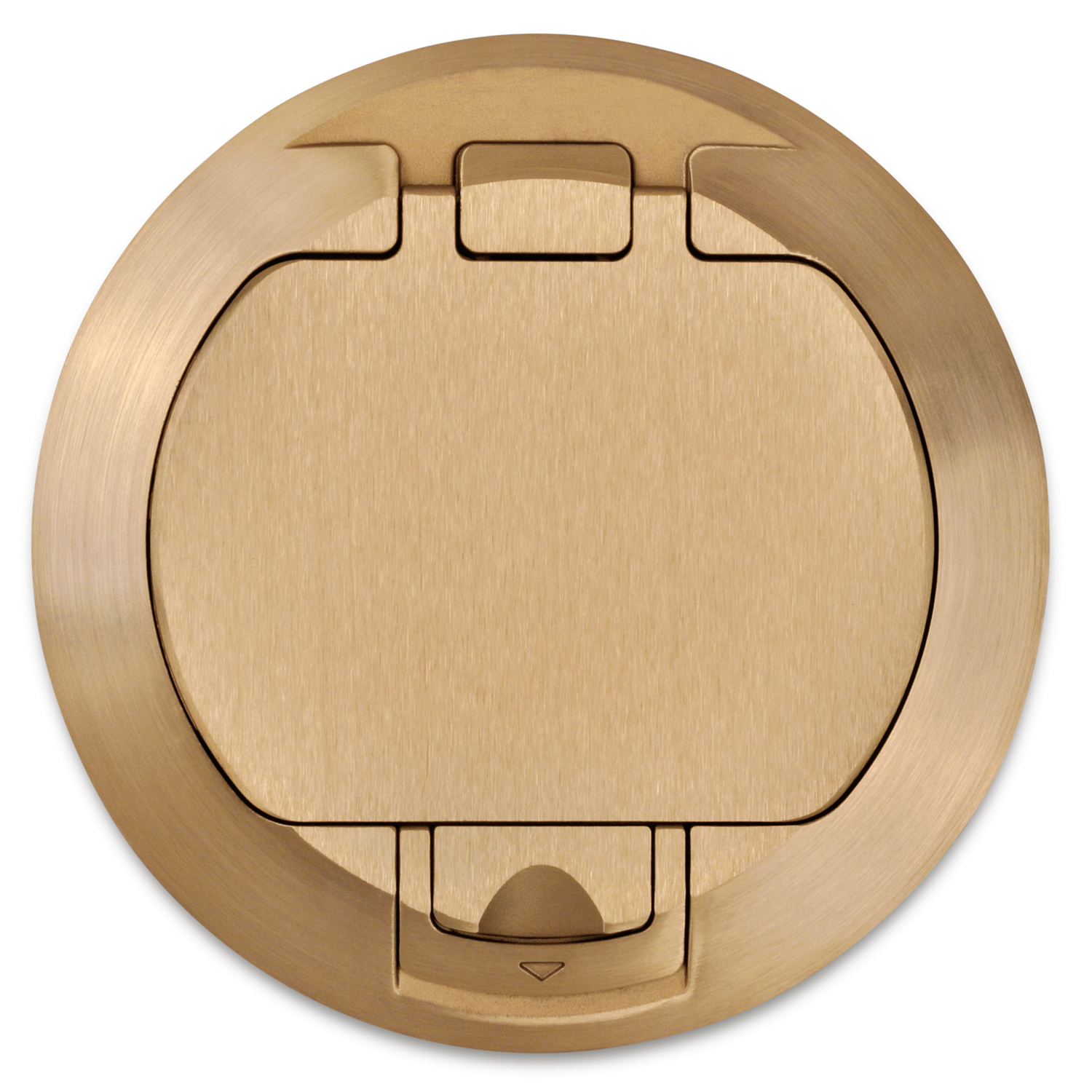 Product image for Cover brushed poke-through brass for FPT4 series