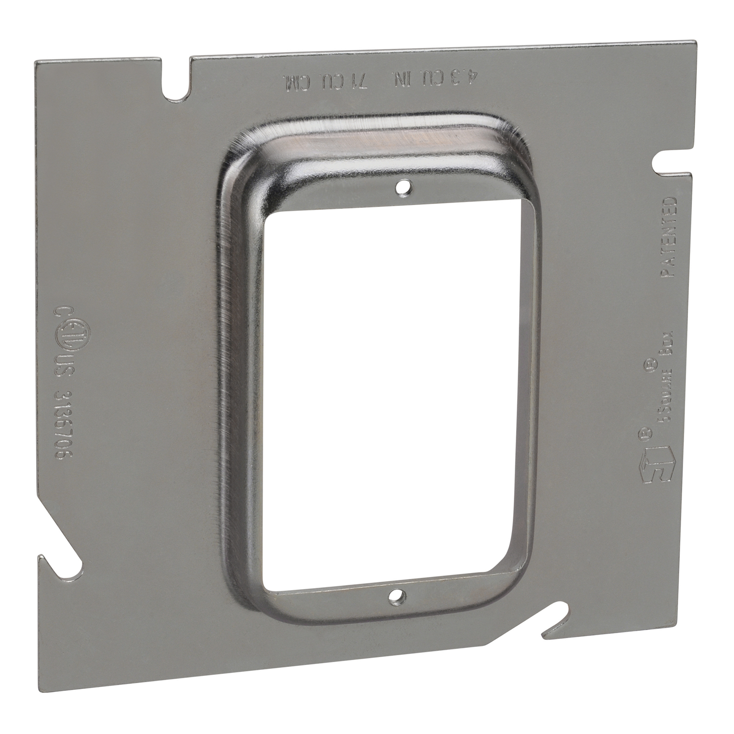 ABB BC73171-K Iberville® Square Extension Ring 1-Outlet