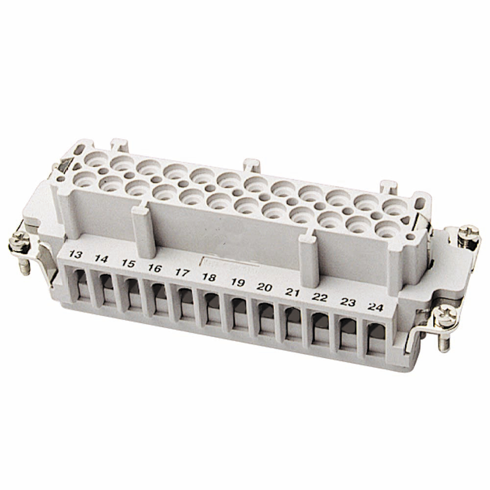 TNB FS124B TERMINAL INSERT FEMALE 24CONTACTS W GROUND USE W B SERIES