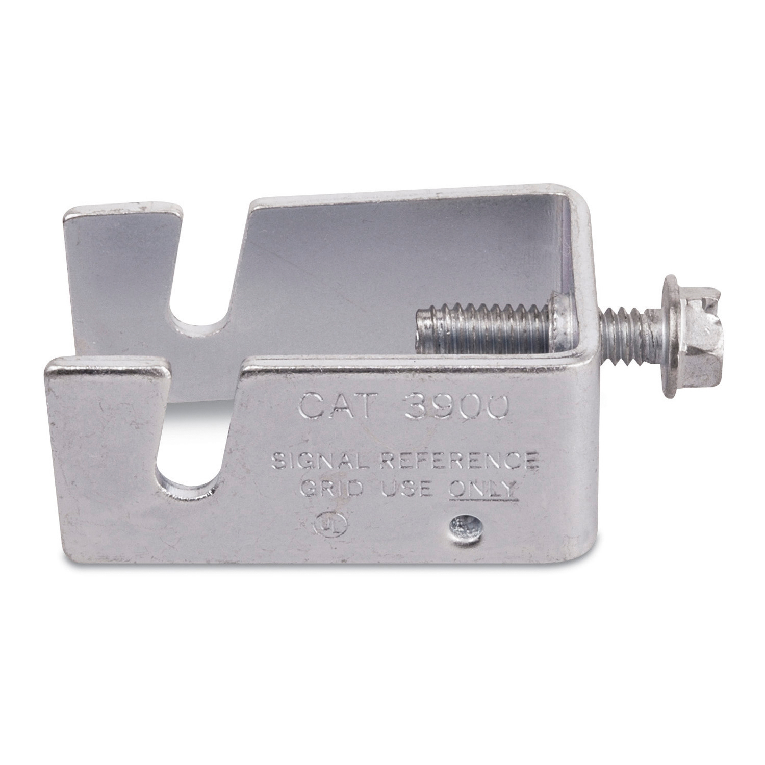 Product image for Grid clamp steel 4-8 AWG 3/4in sq to 1in round