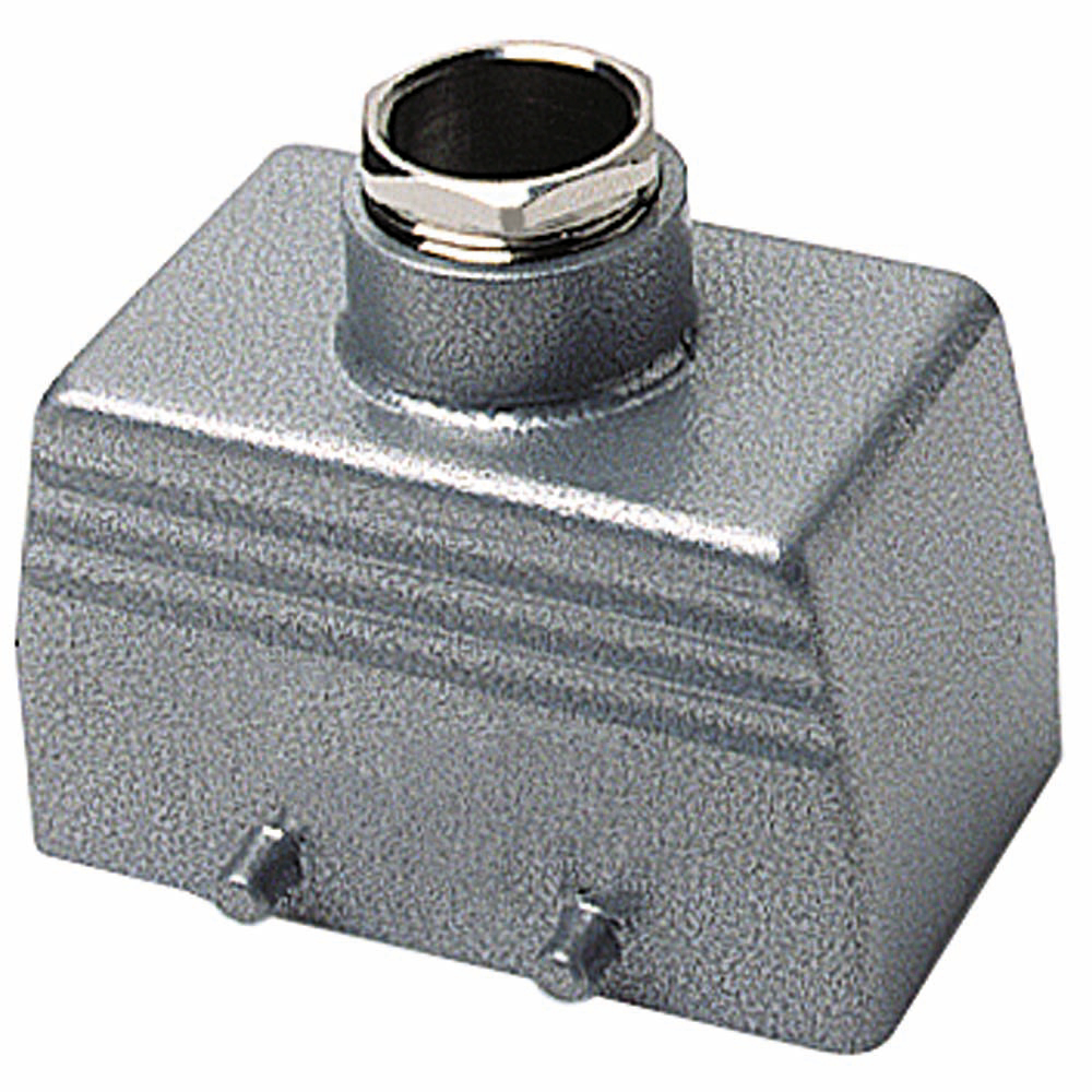 Product image for Hood double post 24-contact 20-12AWG 10-16A 1x1"