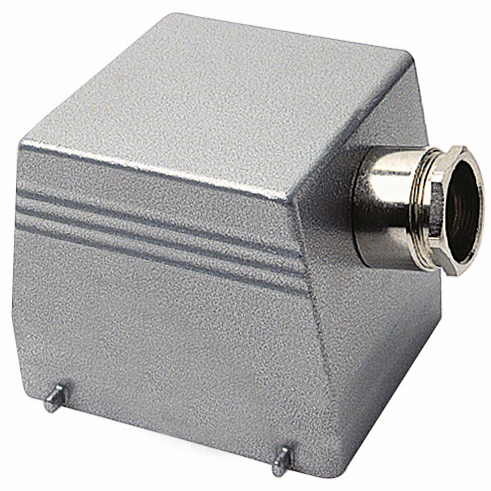 Product image for Hood double post 24-contact 20-12AWG 16A 1x1"