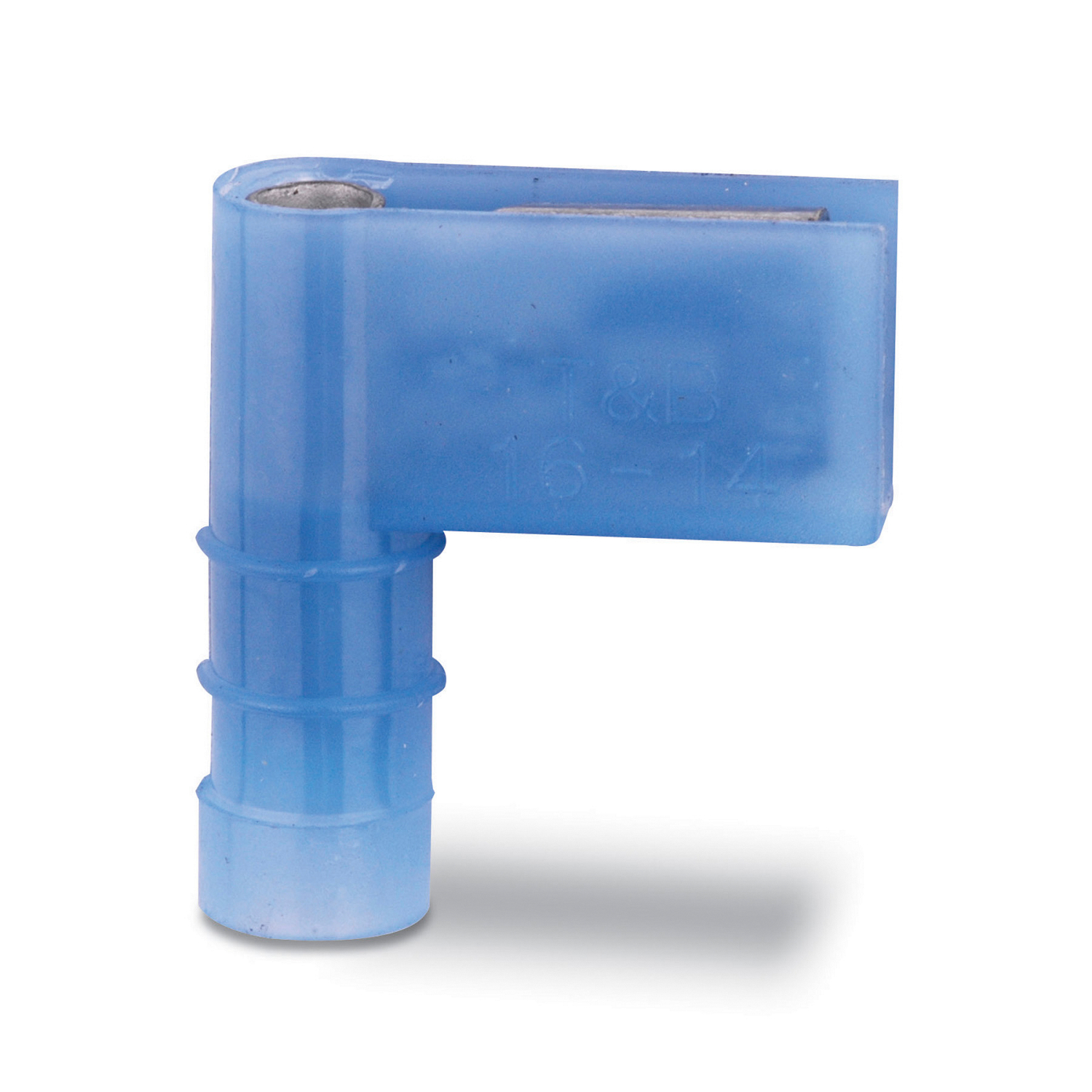 Product image for Disconnect female 90deg metallic 16-14AWG
