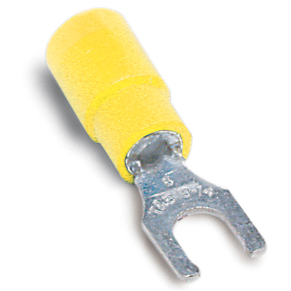 Product image for Crimp fork lock terminal x-insul #8H-12/10ga