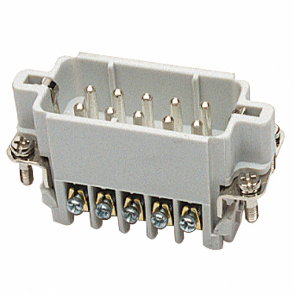 Product image for Insert male 16+G 20-14AWG 16A 600V screw