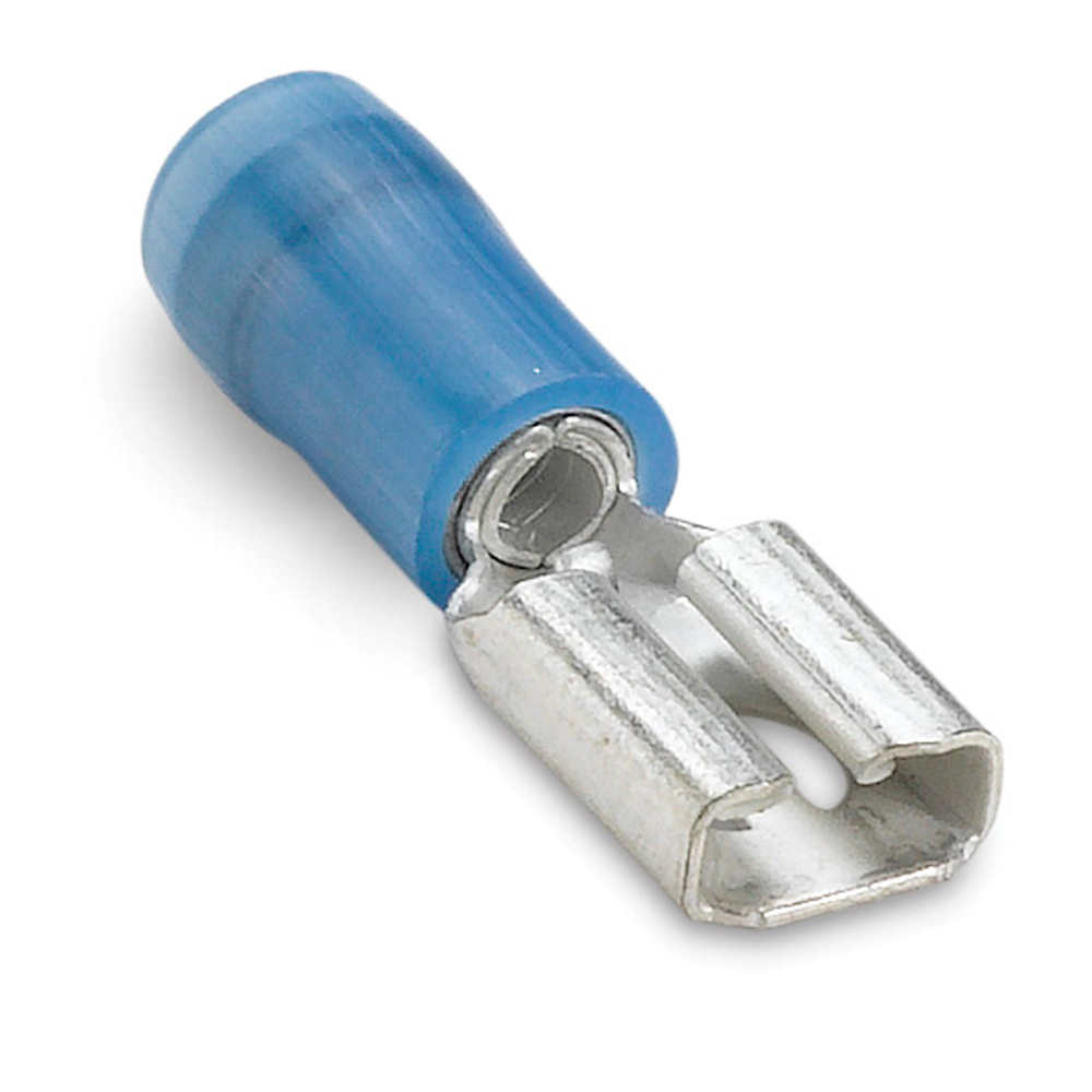 Product image for Disconnect female 90deg 16-14AWG blue Sta-Kon