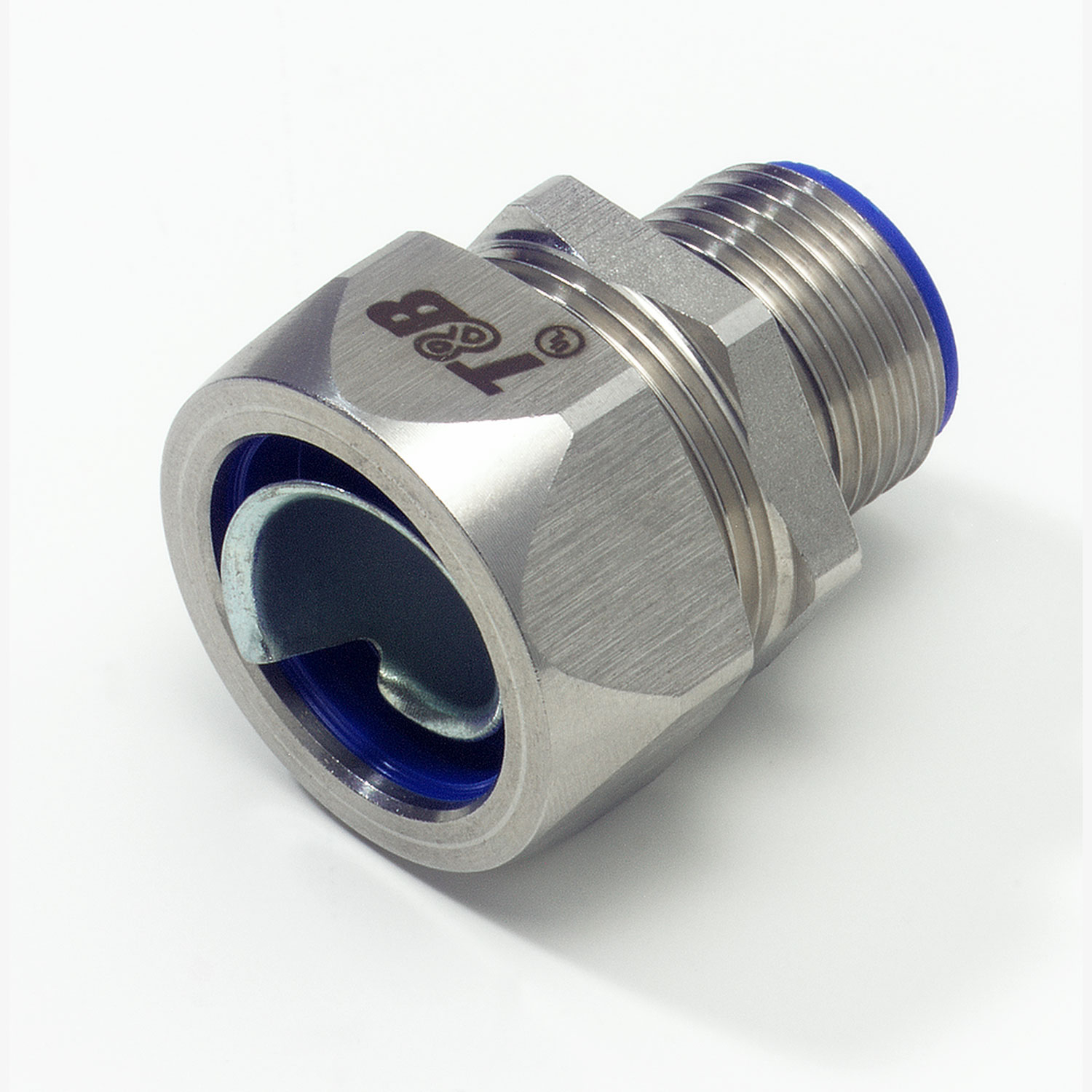 Product image for Connector straight liquidtight conduit stainless steel 1-1/2"