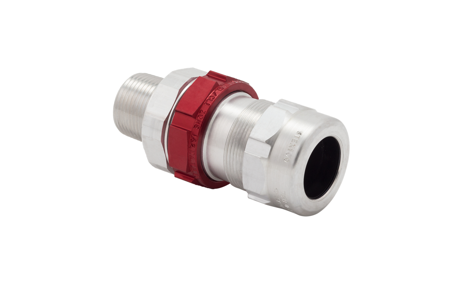 Product image for Connector cable straight alu 1in 0.86 to 1.205in