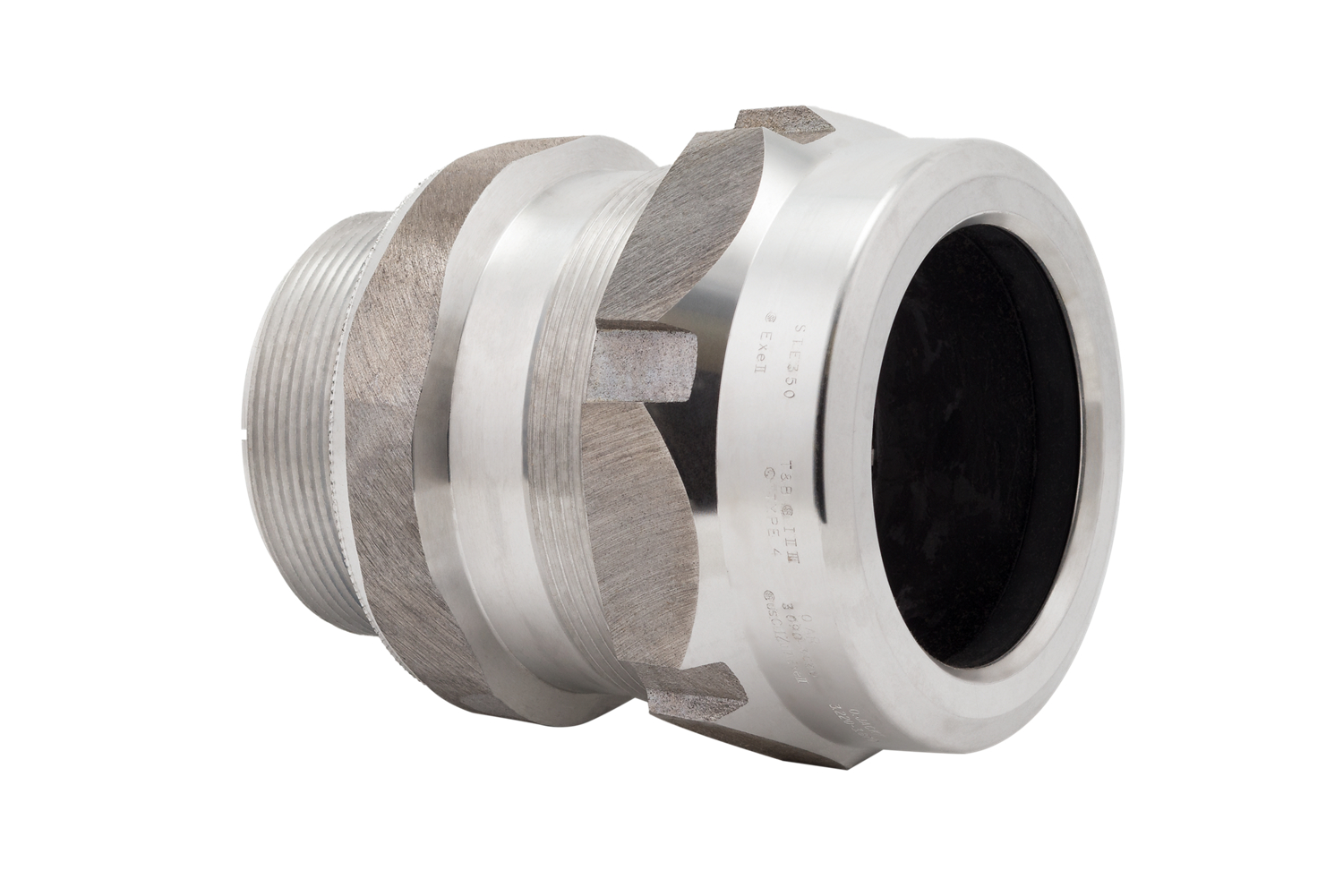 Product image for Connector cable str alu 3-1/2in 3.22 to 3.87in