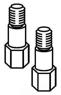 Product image for STUD,ANCHOR (5/8-11X3.06)(882)