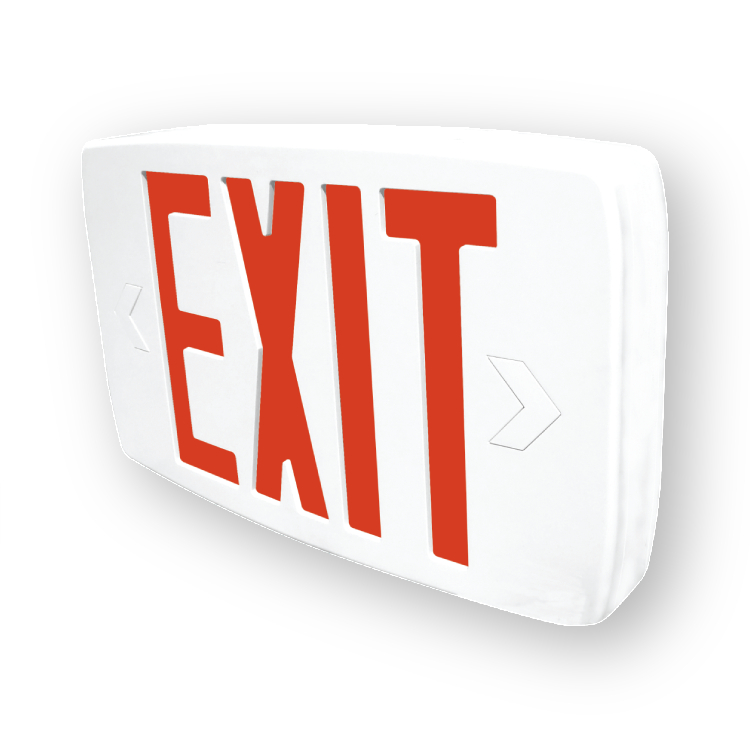 STANPRO SLEXPC0WH/IB LIGHT EXIT SIGN SELF POWERED UNIVERSAL PLASTIC 120V/ 347V WHITE