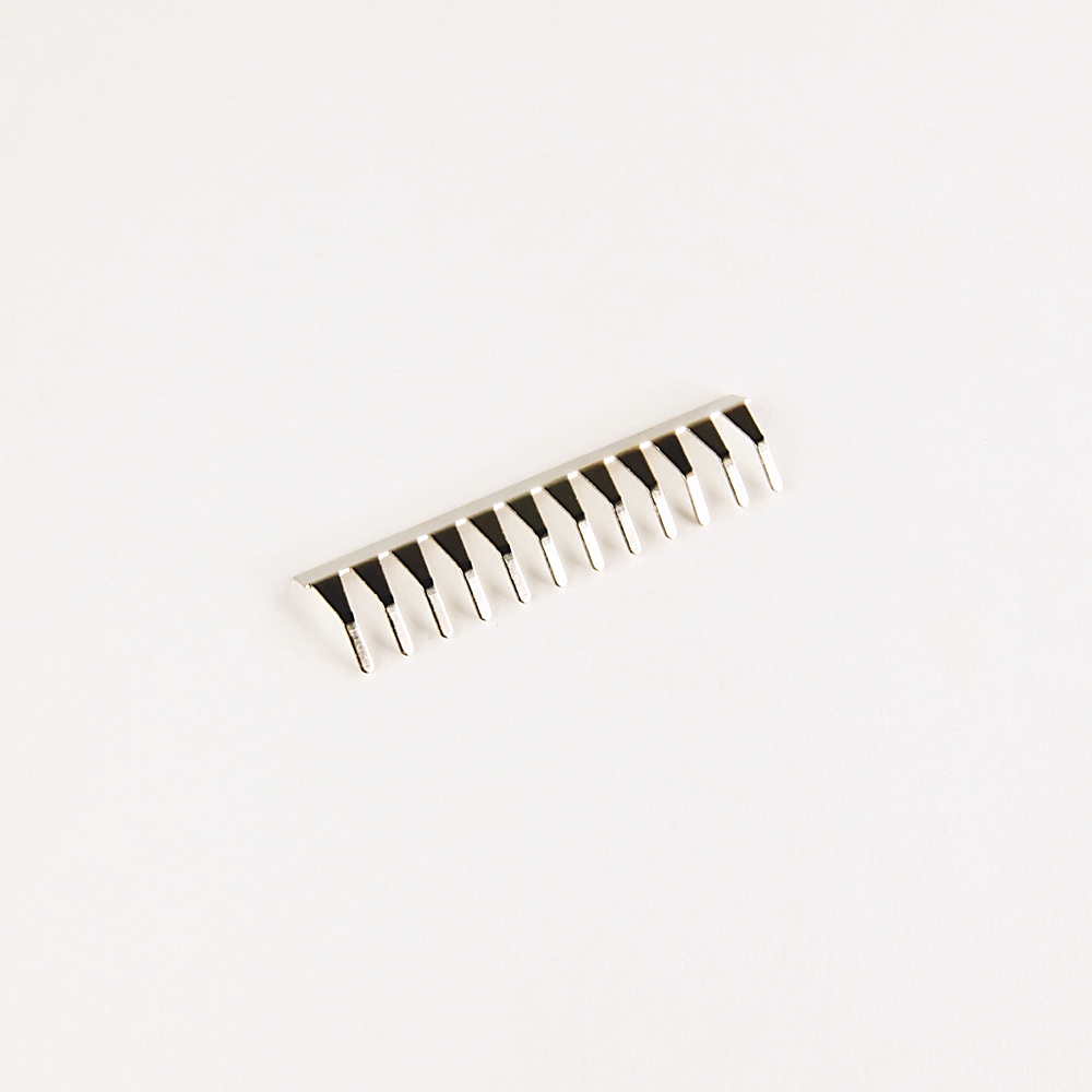 Product image for Jumper side comb type insulated 10pole grey