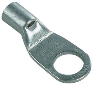 Product image for TUBRINGTERM,NONINS,2/0AWG,1/4STUDPK10