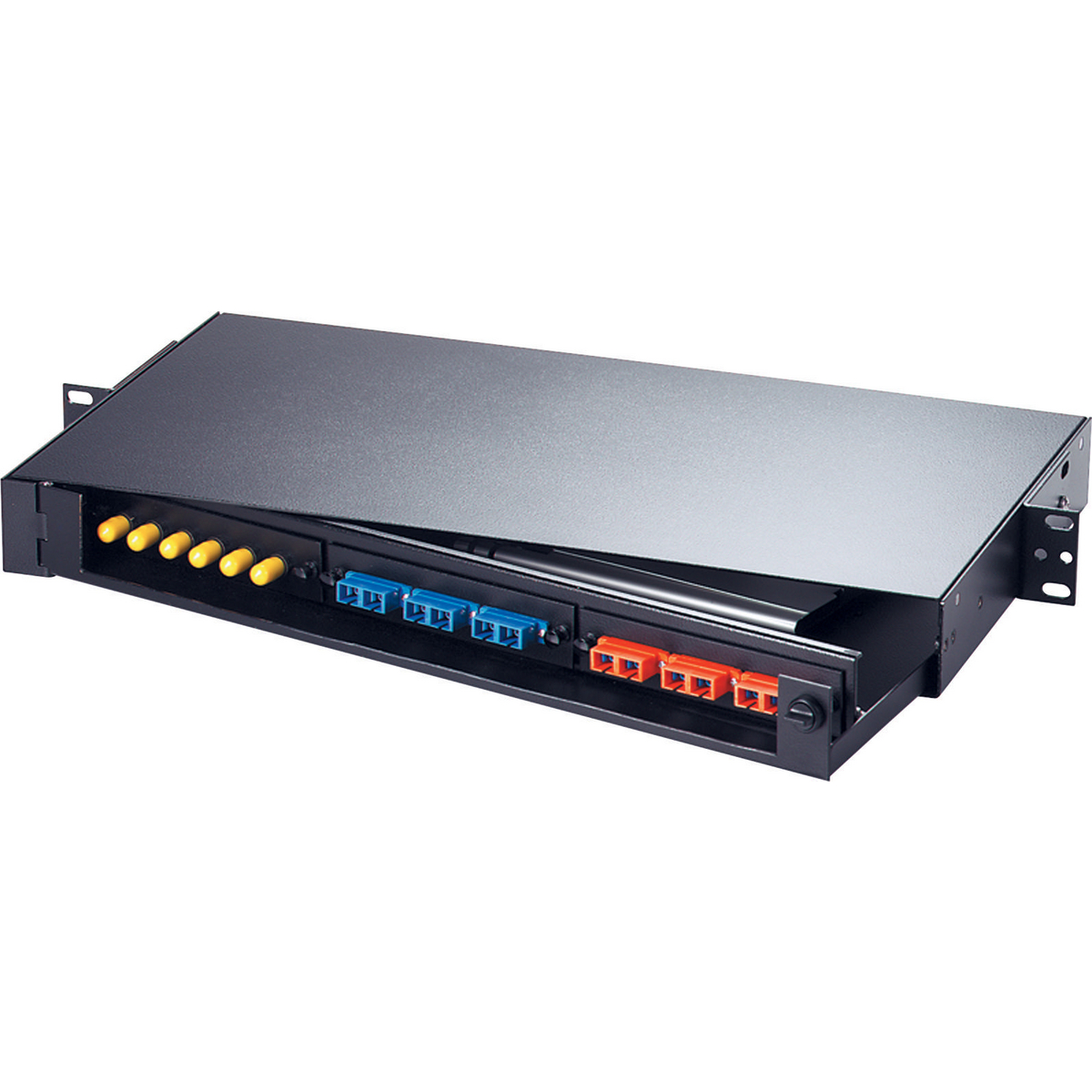 HUB FPR3SP FIBER PATCH PANEL ACCEPTS 3 FSP ADAPTER PANELS 1U 19" OR 23" RACKMOUNT