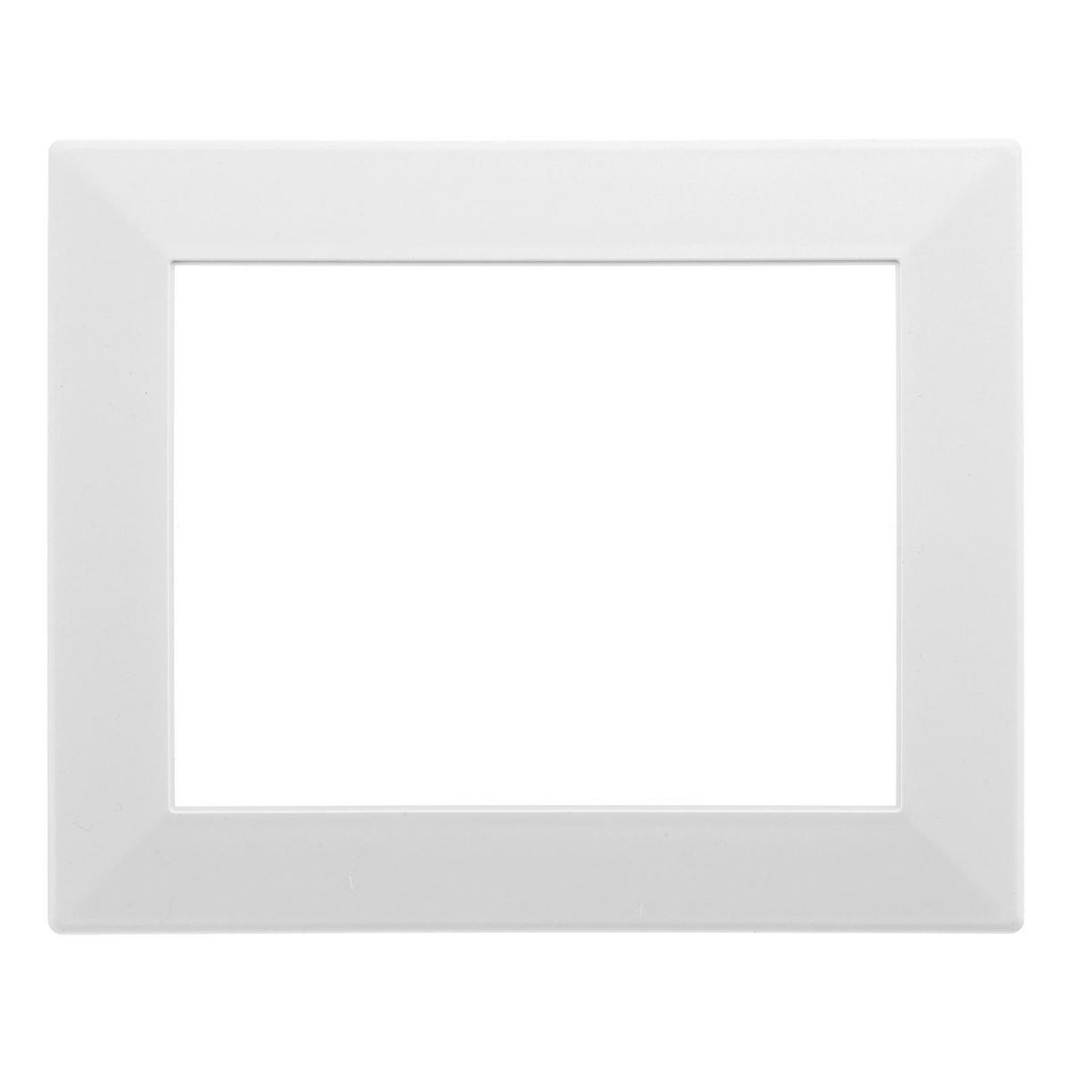 Product image for Flange wall box 3-gang PVC white