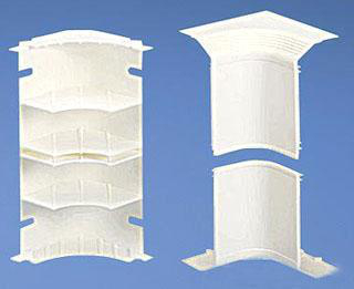 Product image for Fitting inside corner raceway PVC twin-70 off-white