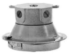 Product image for Ceiling mounting box 4x3/4" hubs Stylmaster
