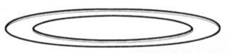 Product image for 6 IN OVERSIZED WHITE TRIM RING