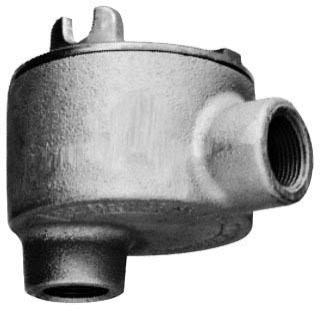 Product image for 1 1/4 B CAST AL DIV 1 ROUND BASE OUTLET