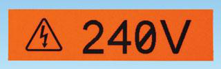 Product image for P1 VYL CONT TAPE CASS,.75"X25',WH/RD