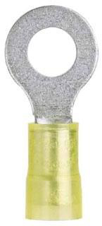 Product image for RING,NYLON INSUL,12-10AWG,1/4"STUD,PK20