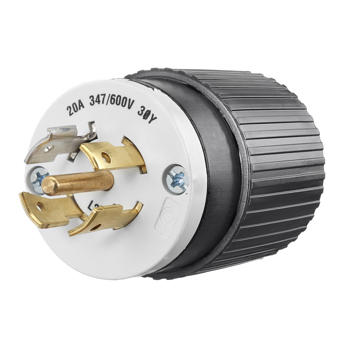 Product image for LKG PLUG, 20A 347/600V, L23-20P,B/W