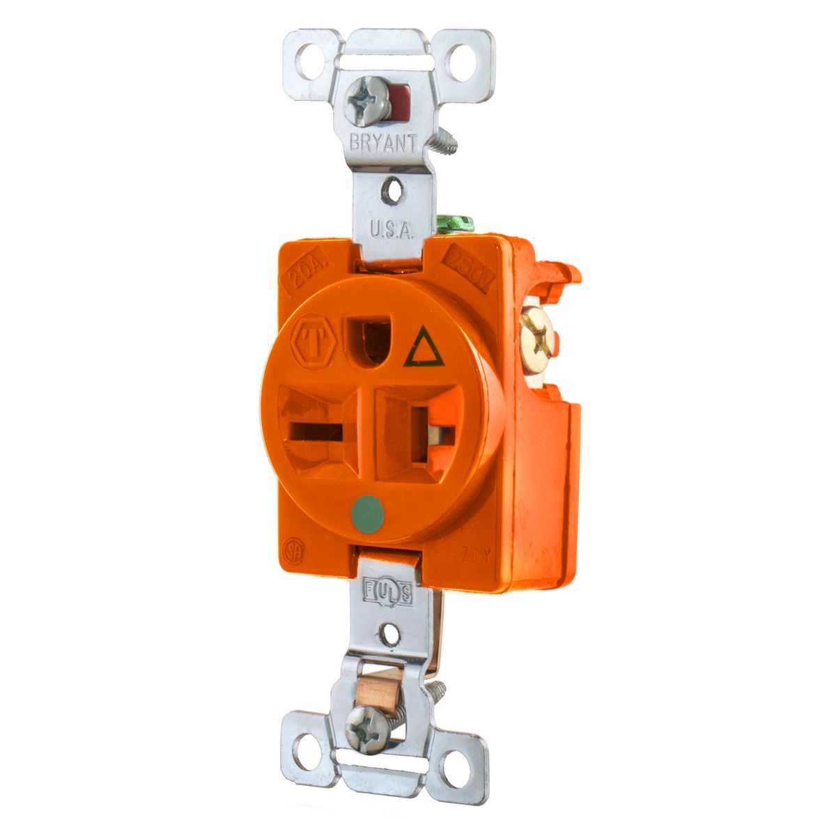 Product image for SGL RCPT, IG, HG, 20A 250V, 6-20R, OR