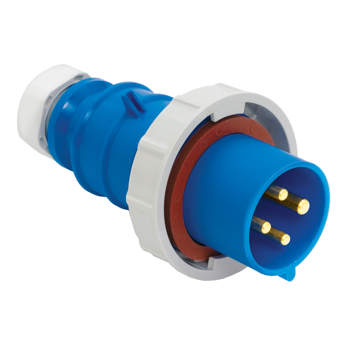 Product image for PS, IEC, PLUG, 3P4W, 30A 3P 250V, (MS90)