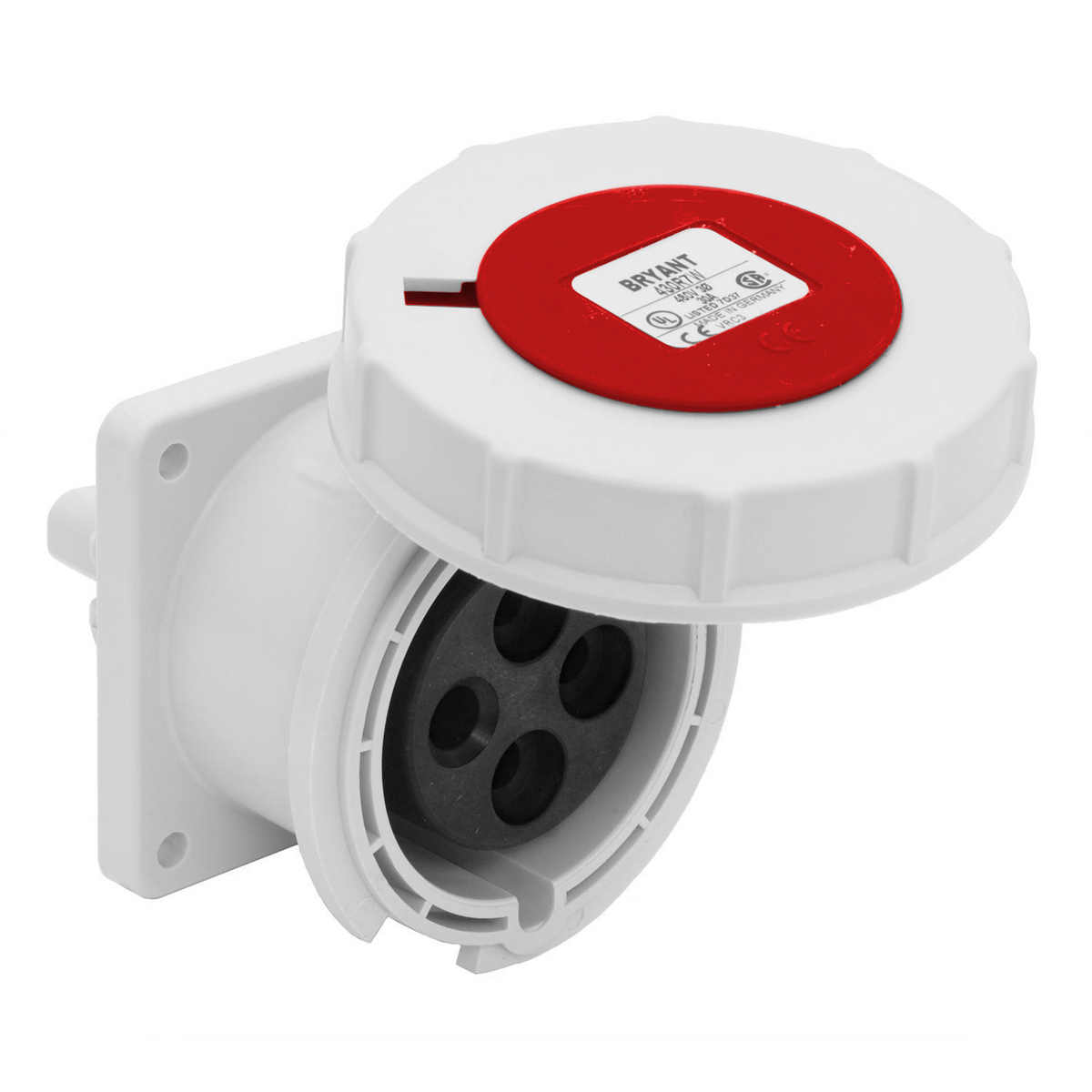 Product image for PS, IEC, RECP, 2P3W, 20A 480V, W/ (MS90)