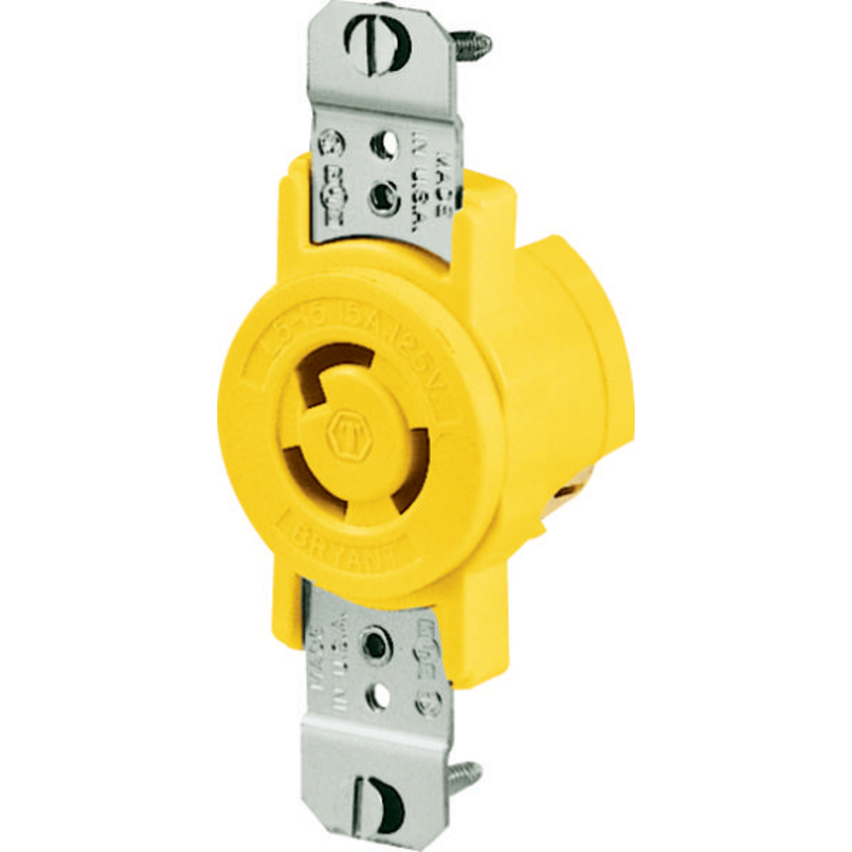 Product image for LKG SGL RCPT, CM, 15A 125V, L5-15R