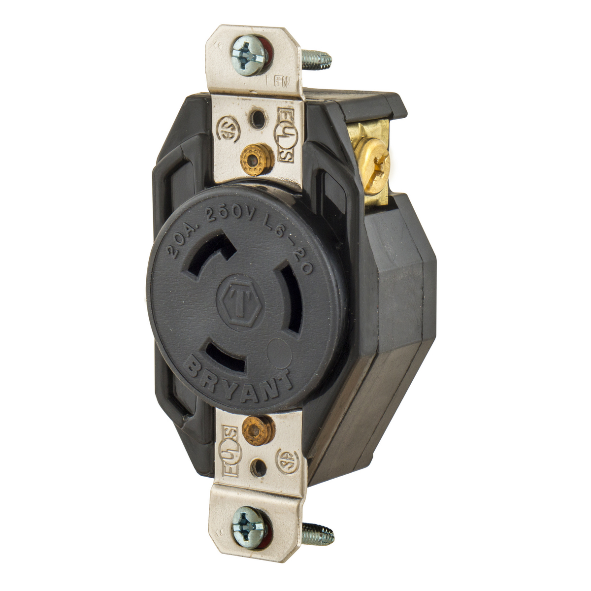 Product image for LKG RCPT, 20A 250V, L6-20R, BK