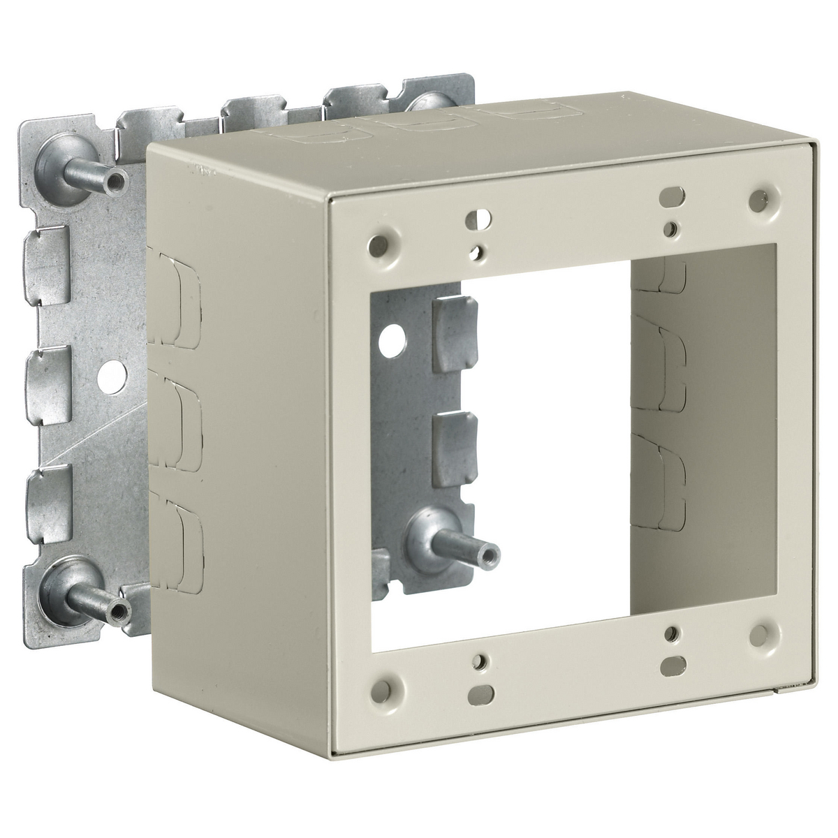 Product image for HUB HBL57442IVA BOX RACEWAY 2GANG EXTRA DEEP HBL500/700/HBL750 IVORY
