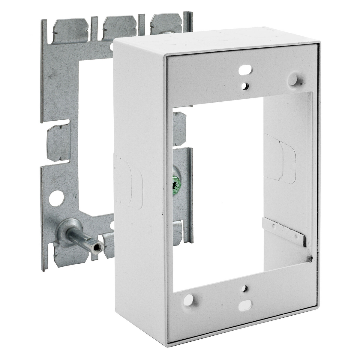 Product image for HUB HBL5751WA RACEWAY EXT BOX STD 1GANG HBL500/ 700/ HBL750 SERIES WHITE