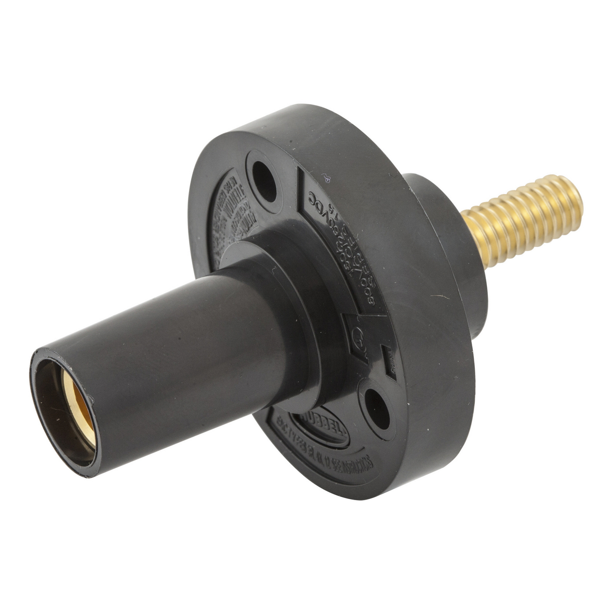 Product image for SINGLE POLE SER 15 RECEP, STUD, 150A, BK
